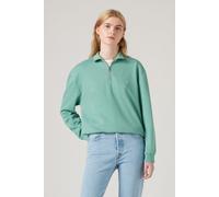 Levi's Women's Everyday 1/4 Zip Non-Graphic Sweatshirt, Beryl Green, XS