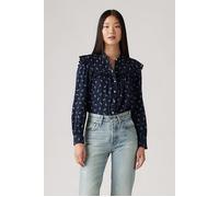 Levi's Gianna Button-down Shirt Navy size M | Button-Down Shirts Outlet | Women | Blue M