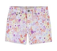Levi's Girls' Girlfriend Fit Denim Shorty Shorts Floral Blooms 2T