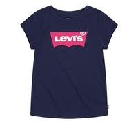 Levi's Girl's Lvg Ss Batwing Tee 4e4234 T-Shirt, Peacoat / Tea Tree Pink, 10 Years