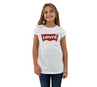 Levi's Girl's Lvg Ss Batwing Tee 4e4234 T-Shirt, Red / White, 16 Years