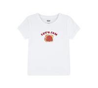 Levi's Girls Rib Meet And Greet Jam Short Sleeve T-Shirt, White, Size Age: 2 Years White