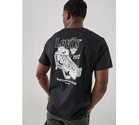 Levi's Glizzn N The Sun Hotdog Back Graphic Relaxed Fit T-Shirt, Black, Size M, Men Black