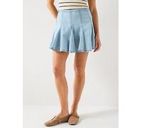 Levi's Godet Mini Skirt, Blue, Size 28, Women Blue