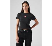 Levi's Gr Essential Sporty Tee Mini Flag Black size S | Shirts Outlet | Women | Black S