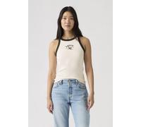 Levi´s ® Essential Racer Sleeveless T-shirt Beige M Woman