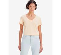 Levi's Graphic Perfect V Neck Short Sleeve T-Shirt Light Pink Women - XS