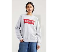 Levi's Women's Graphic Standard Crewneck Sweatshirt, Grey Heather, S