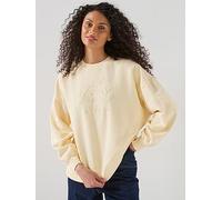 Levi's Graphic Vintage Oversized Crewneck Sweatshirt, Royale Fancy Script Rutabaga, Size S, Women Royale Fancy Script Rutabaga