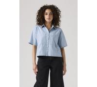 Levi's Harlie Short Sleeve Cropped Shirt size M | Button-Down Shirts Outlet | Women M