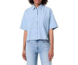 Levi's Harlie SS Cropped Shirt Brass Organ, Brass Organ, L