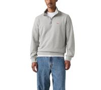 Levi's Herren Original Hm 1/4 Zip Sweatshirt, Mid Tone Grey Heathe, L