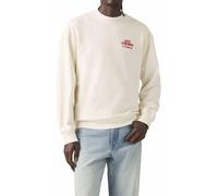 Levi's Herren Relaxd Graphic Crew Sweatshirt, Ls&Co Egret, Large