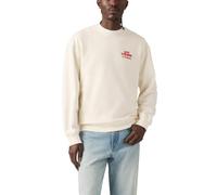 Levi's Herren Relaxd Graphic Crew Sweatshirt, Ls&Co Egret, Medium