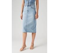 Levi's Hr Back Slit Skirt Riveting Clean Hem, Riveting Clean Hem, 28W