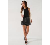 Levi's High-waisted Mom Shorts, Black, Size 32, Women Black