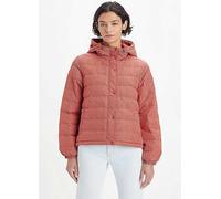 Levi's Hooded Packable Jacket Orange Print