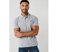 Levi's Housemark Logo Polo Shirt, Grey, Size S, Men Grey