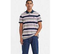 Levi's Housemark Striped Polo Shirt Iris Stripe