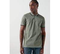 Levi's Housemark Tipped Polo, Grey, Size M, Men Grey