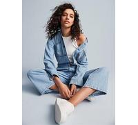 Levi´s ® Iconic Long Sleeve Jumpsuit Blue S Woman