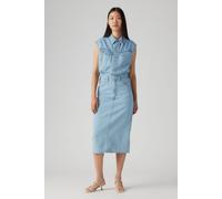 Levi's Women's Iconic Sleeveless Dress Casual, Wrapped in Blue, L