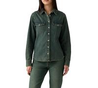 Levi's Women's Iconic Western Button Down Shirt, Verdant Ventures Top, L