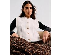 Levi's Ines Cable Sweater Vest, Beige, Size Xs, Women Beige