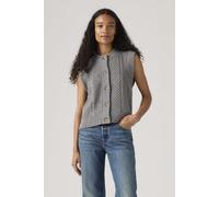 Levi's Ines Cable Sweater Vest Grey size XS | Knitted Sweaters Outlet | Women | Gray XS