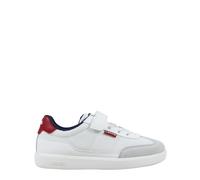 Levi's Jackson SR Kids Trainers White/Red 3445 1 UK Child