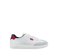 Levi's Jackson SR Kids Trainers White/Red 3445 6 UK Child