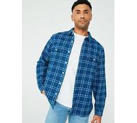 Levi's Jackson Worker Long Sleeve Shirt - Blue, Blue, Size S, Men Blue