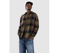 Levi's Jackson Worker Shirt huck plaid olive night fl L