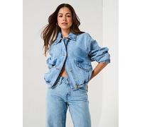 Levi's Janis Utility Jacket - Good Country Days - Blue, Blue, Size L, Women Blue