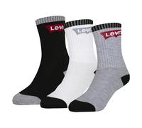 Levi's Kids Boys Batwing Regular Cut 3pk Ul0079 Socks, Black, 5-7 Years UK