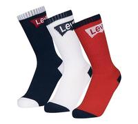 Levi's Kids Boy's Batwing Regular Cut 3pk Ul0079 Socks, Dress Blues, 5-7 Years UK
