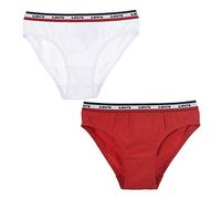Levi's Kids Girl LHG Sportswear Elastic Bikini 4L0177 Underwear, White, L