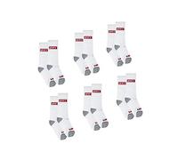 Levi's Kids Lhn Box Tab High Cut 6Pk for Hosiery- 4-5