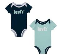 Levi'S Kids Lhn Poster Logo 2Pc Boxset Unisex 0-6 Months Pastel Turquoise