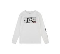 Levi's Kids Lvb 3peat photoreal ls tee Boys White Brillant 4 years