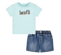 Levi'S Kids Lvb Core Seasonal Logo Denim S Baby Boys 24 Months Pastel Turquoise
