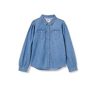 Levi's Kids Lvg full slv western denim shirt Girls Mid Wash 3 years