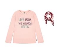 Levi's Kids Lvg ls zebra tee with scrunchi Girls Glaçage Pink. 3 years