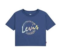 Levi'S Kids Lvg Ss Meet And Greet Script T Girl'S 3 Years True Navy