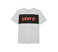 Levi's Kids Short Slv Graphic Tee Shirt Boys, Grey, 16 Years