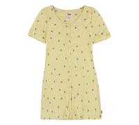 Levi's Kids Smocked Woven Dress Girls, Yellow, 14 Years