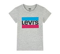 Levi's Kids Sportswear Logo Tee Girls, Grey, 6 Years