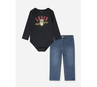 Levi's Kids Wear Levi's Baby Boys Bear Jeans Set in Black - Black - 18 Mths