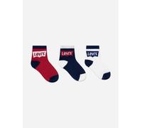 Levi's Kids Wear Levi's Boys Batwing Midcut Socks Set (3 Pack) in Navy - Blue - 5 - 7 Yrs
