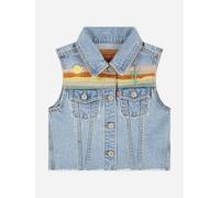 Levi's Kids Wear Levi's Girls Embroidered Gilet in Blue - Blue - 16 Yrs